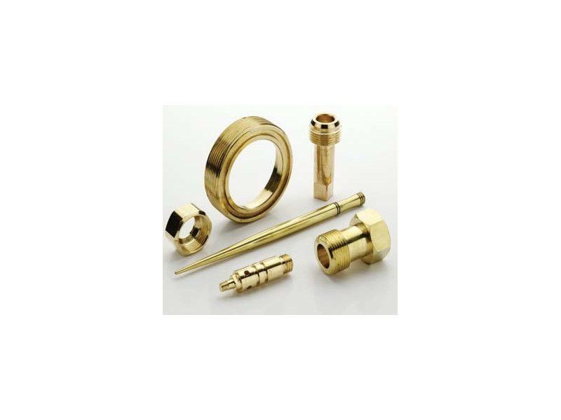 CNC-turned brass rings, pins and precision components by Everest Metal Industries
