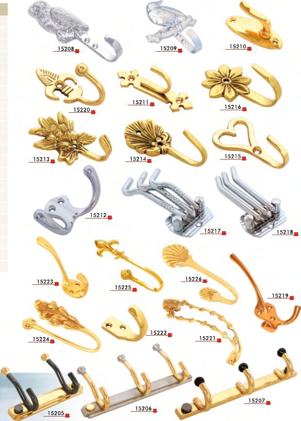 Solid Brass Hooks IV — Everest Metal Industries