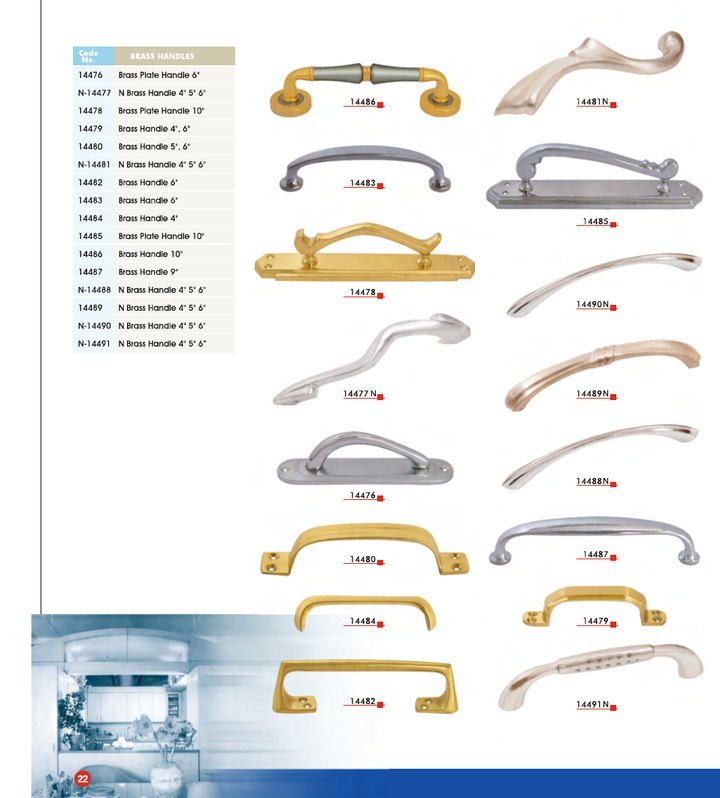 Brass Pull Handles — Everest Metal Industries