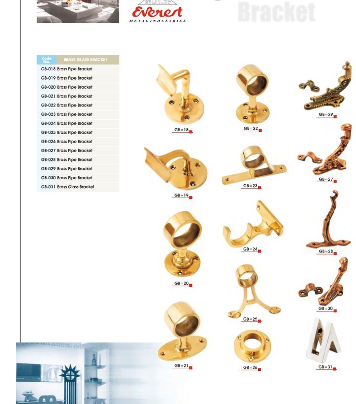 Brass Pipe Brackets — Everest Metal Industries