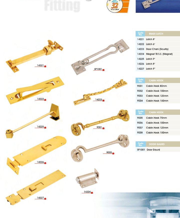 Cabinet Fittings & Bolts — Everest Metal Industries